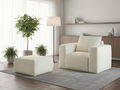 Pearl Sessel & Hocker Set